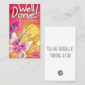 おもしろい駐車違反のメモ 名刺 (正面/裏面)