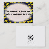 おもしろい駐車違反のメモ 名刺 (正面/裏面)