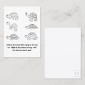 おもしろい駐車違反のメモ 名刺 (正面/裏面)