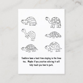 おもしろい駐車違反のメモ 名刺