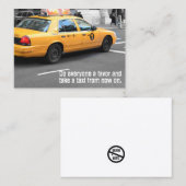 おもしろい駐車違反のメモ 名刺 (正面/裏面)