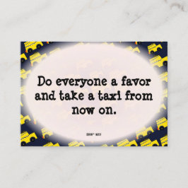 おもしろい駐車違反のメモ 名刺