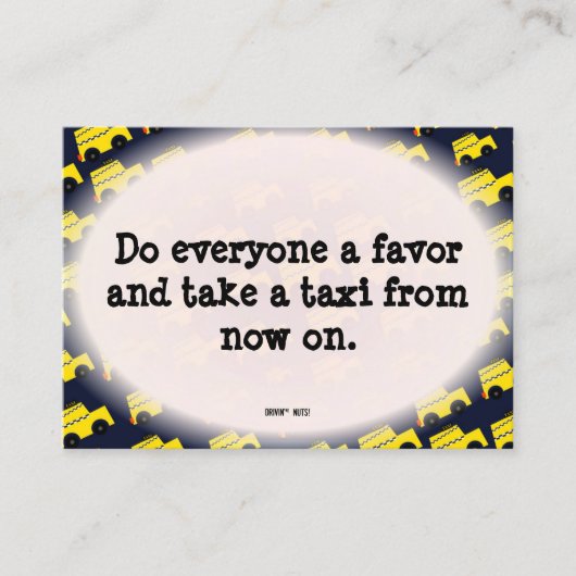 おもしろい駐車違反のメモ 名刺 (正面)