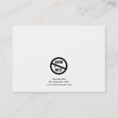 おもしろい駐車違反のメモ 名刺 (裏面)