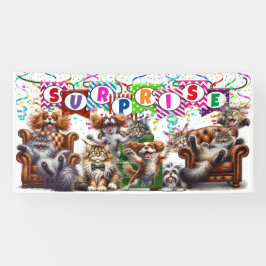 おもしろい驚き 横断幕