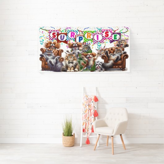 おもしろい驚き 横断幕 (インサイチュ)