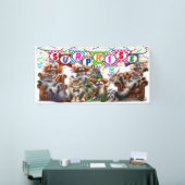 おもしろい驚き 横断幕 (トレードショー)