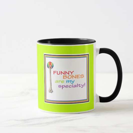 おもしろい骨のマグカップ 小児科医 医師 ギフト マグカップ (右)