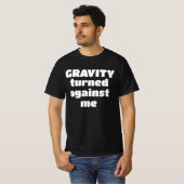 おもしろい骨折事故 Tシャツ (正面フル)