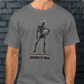 おもしろい骨組み実在ハロウィーン Tシャツ