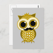 おもしろい髭 ポストカード (正面/裏面)