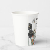 おもしろい魔女ハロウィーンベイビーシャワーを飲む 紙コップ (右)