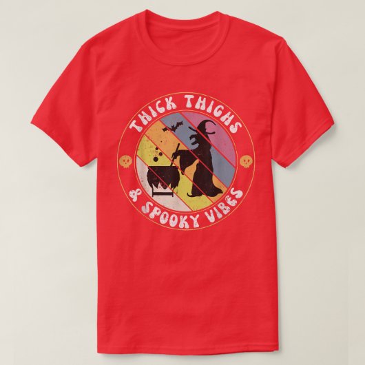 おもしろい魔女毒の太い太い太い太い太い不気味太い太い毛 Tシャツ (デザイン正面)