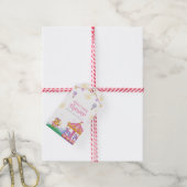 おもしろい魔法の熱気球回転木馬ベビーシャワー ギフトタグ (より糸付き)