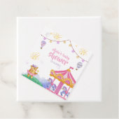 おもしろい魔法の熱気球回転木馬ベビーシャワー フェイバータグ (インサイチュ)