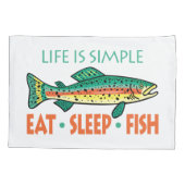 おもしろい魚釣りことわざ 枕カバー (裏面)