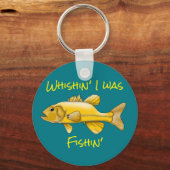 おもしろい魚釣りキーチェーン キーホルダー (正面)