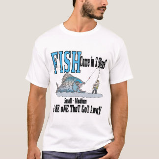 おもしろい魚釣りシャツ魚釣りユーモア魚釣り3サイズ Tシャツ