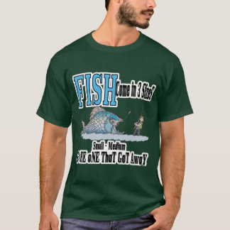 おもしろい魚釣りシャツ魚釣りユーモア魚釣り3サイズ Tシャツ