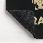 おもしろい魚釣りティー男性へ マウスパッド (コーナー)