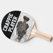 おもしろい魚釣りプンクラッピー選手フィッシュスマックトーク 卓球ラケット (横)