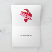 おもしろい魚釣りプンクリスマスフェスティバルカスタムバス シーズンカード (内部)