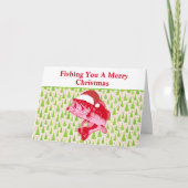 おもしろい魚釣りプンクリスマスフェスティバルカスタムバス シーズンカード (正面)