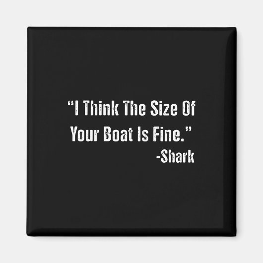 おもしろい魚釣り考えのサイズはフィン マグネット (正面)