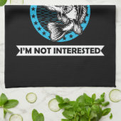 おもしろい魚釣り キッチンタオル (折り畳み)