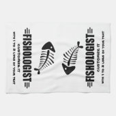 おもしろい魚釣り キッチンタオル (横)