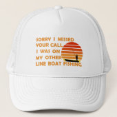 おもしろい魚釣り キャップ (正面)