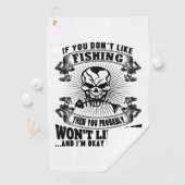 おもしろい魚釣り ゴルフタオル (インサイチュ)