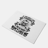 おもしろい魚釣り ドアマット (アングル)