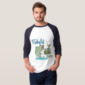 おもしろい魚釣り – フィッシュ考えるズ Tシャツ (正面フル)