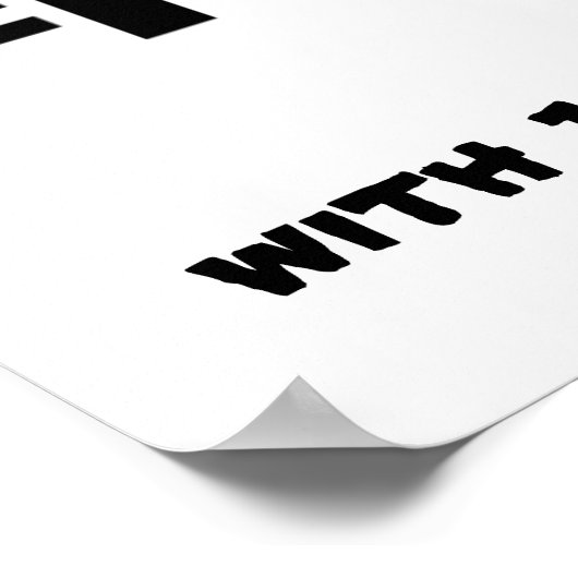 おもしろい魚釣り ポスター (角)