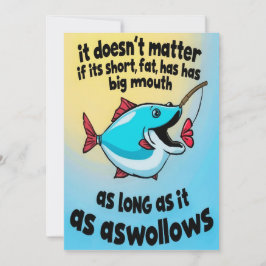 おもしろい魚釣り 招待状