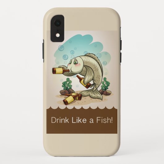 おもしろい魚釣り Case-Mate iPhoneケース (裏面)