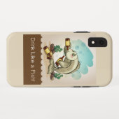 おもしろい魚釣り Case-Mate iPhoneケース (裏面(横))