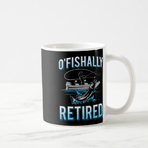 おもしろい魚釣りMの退職したO'fishally退職した Tee コーヒーマグカップ