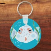 おもしろい魚 キーホルダー (正面)