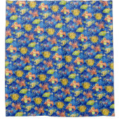 おもしろい魚 シャワーカーテン (正面)