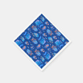 おもしろい魚 スタンダードカクテルナプキン (角)
