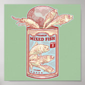 おもしろい魚 ポスター (正面)