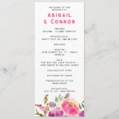 おもしろい鮮やかバイオレット明るい赤紫色フローラ プログラム (正面)