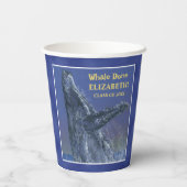 おもしろい鯨体卒業パーティーカップ 紙コップ (裏面)