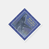 おもしろい鯨体卒業パーティーペーパーナプキン スタンダードカクテルナプキン (角)