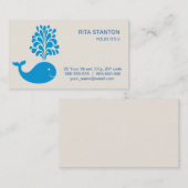 おもしろい鯨 名刺 (正面/裏面)