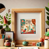 おもしろい鳥の昨日のインスパイア引用文のインスピレーション ポスター