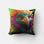 おもしろい鳥 クッション (正面)