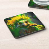 おもしろい鳥 コースター (左側)